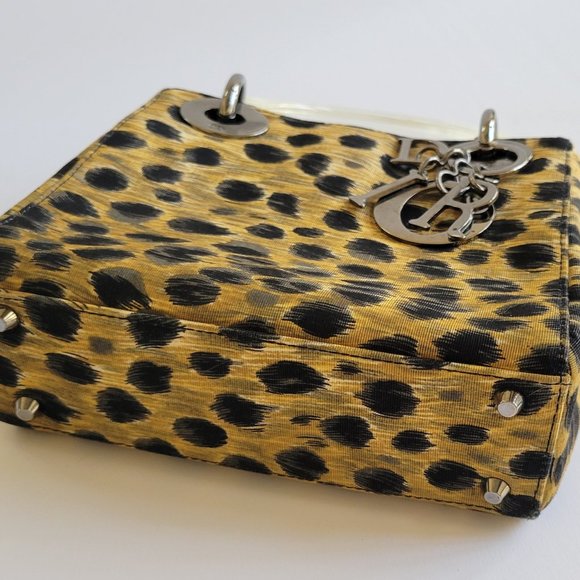 ✨HOST PICK✨ Lady DIOR Mini Leopard Cloth - Vintage & Rare - Picture 3 of 8